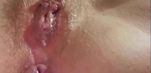  Wet hairy pussy masturbation. 04